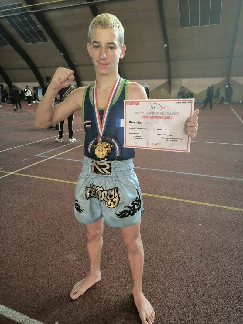 Un licencié champion de France
